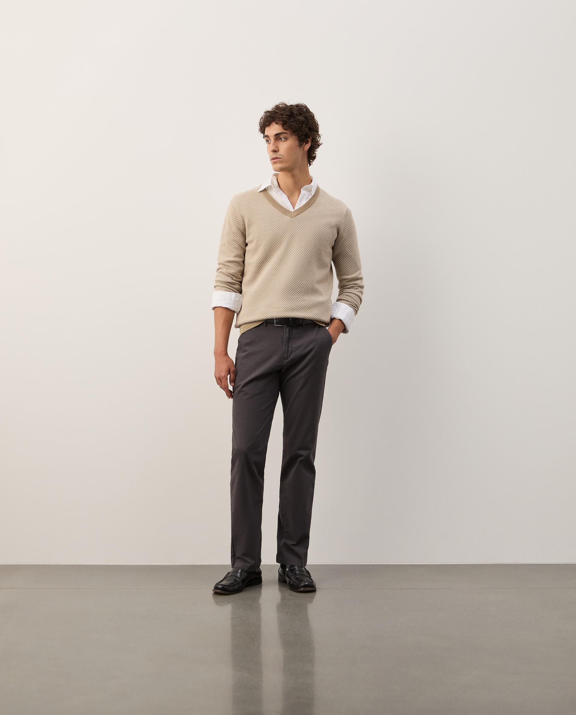 Regular fit chino trousers
