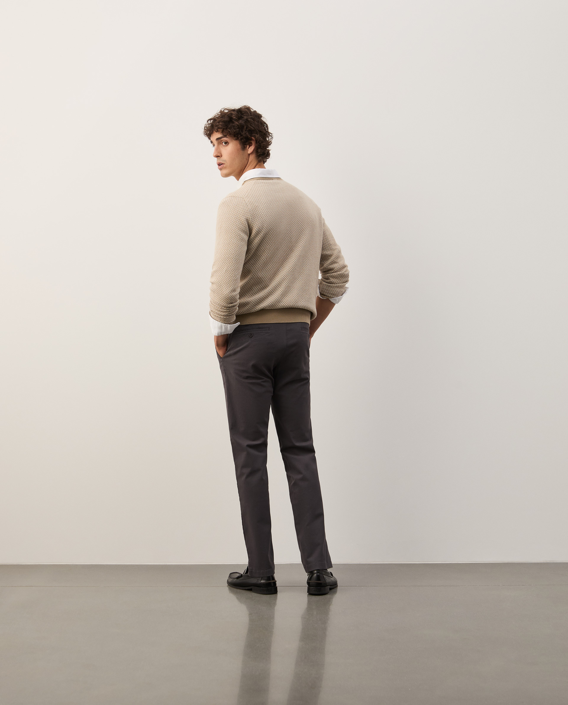 Regular fit chino trousers
