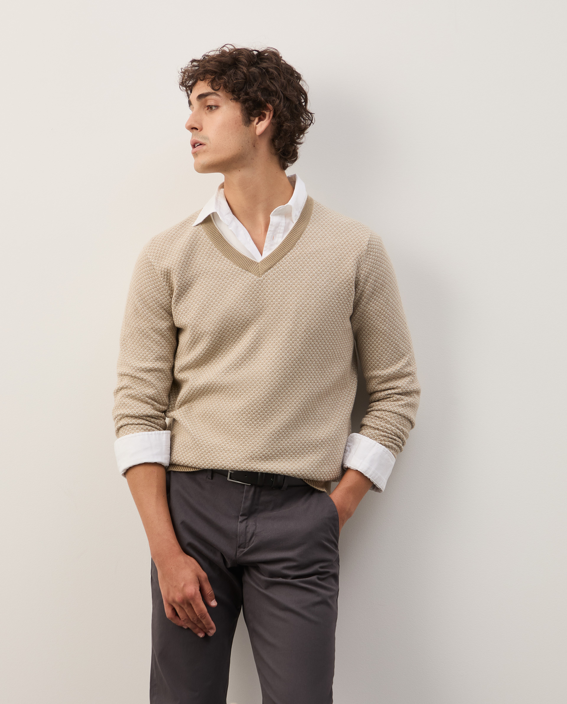 Regular fit chino trousers