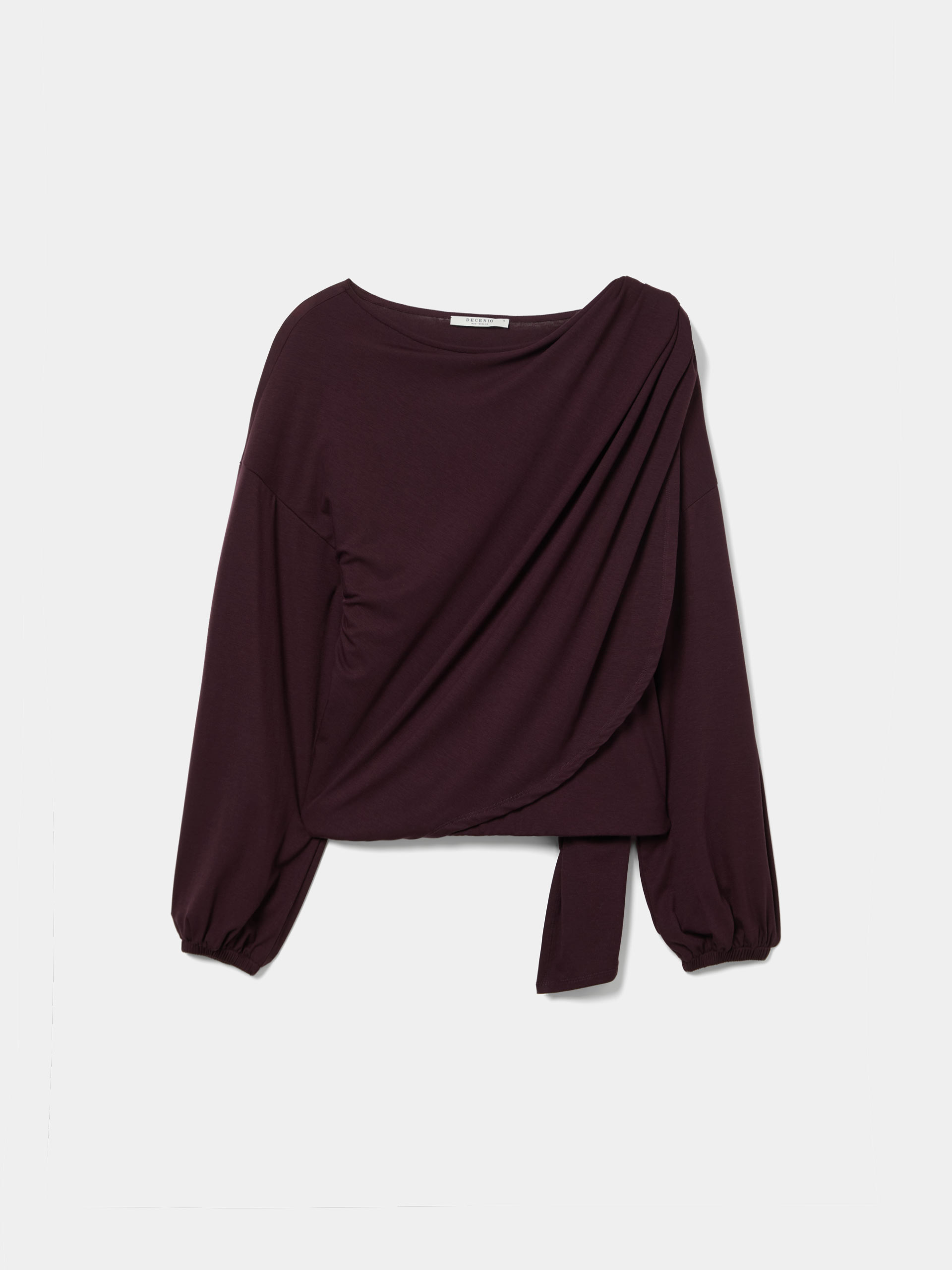T-shirt with draped detail