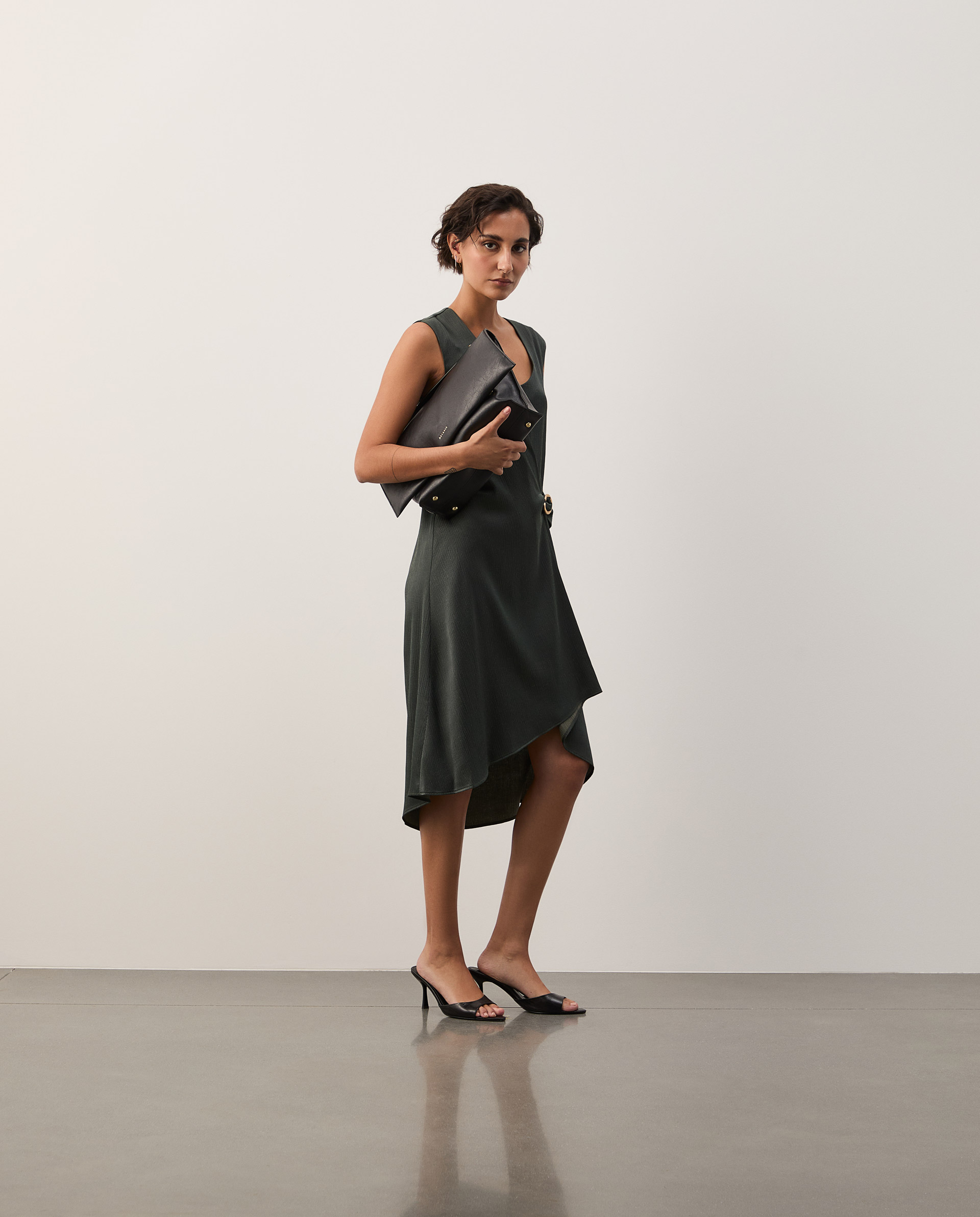 Asymmetrical flowy dress
