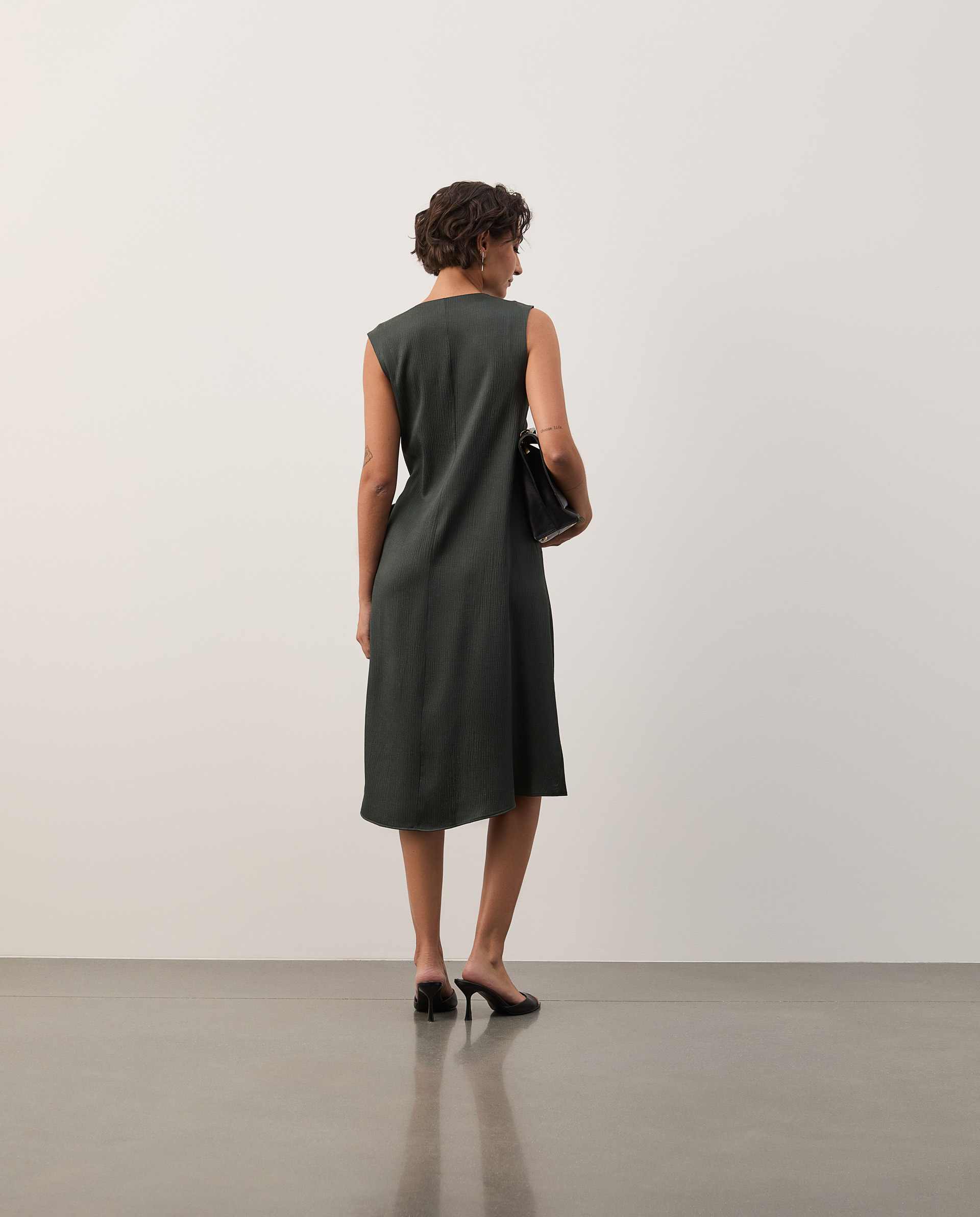 Asymmetrical flowy dress