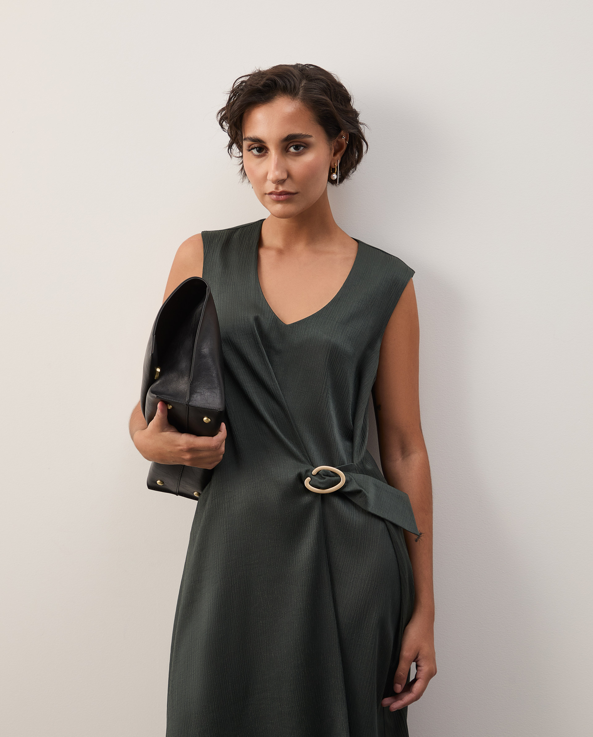 Asymmetrical flowy dress