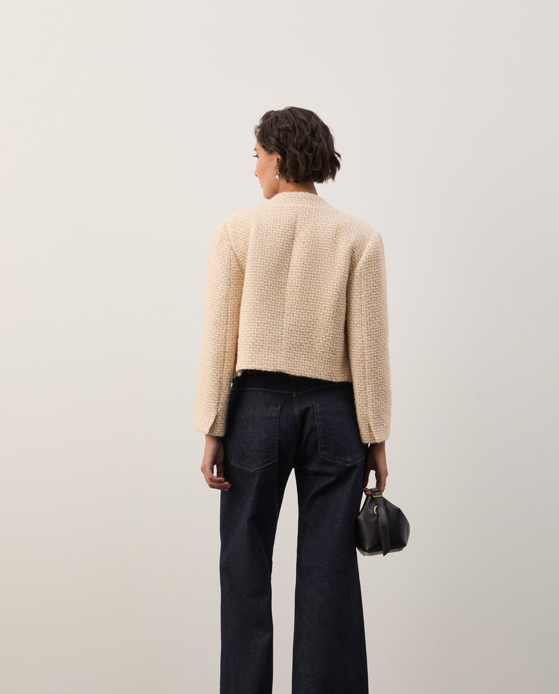 Short tweed jacket