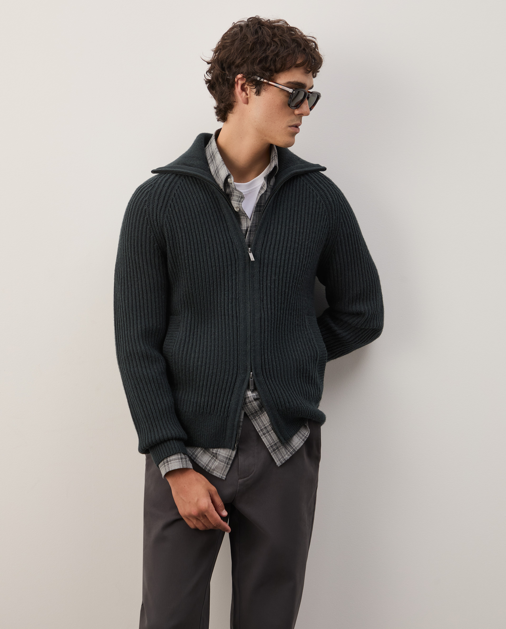 Knitted wool sweater