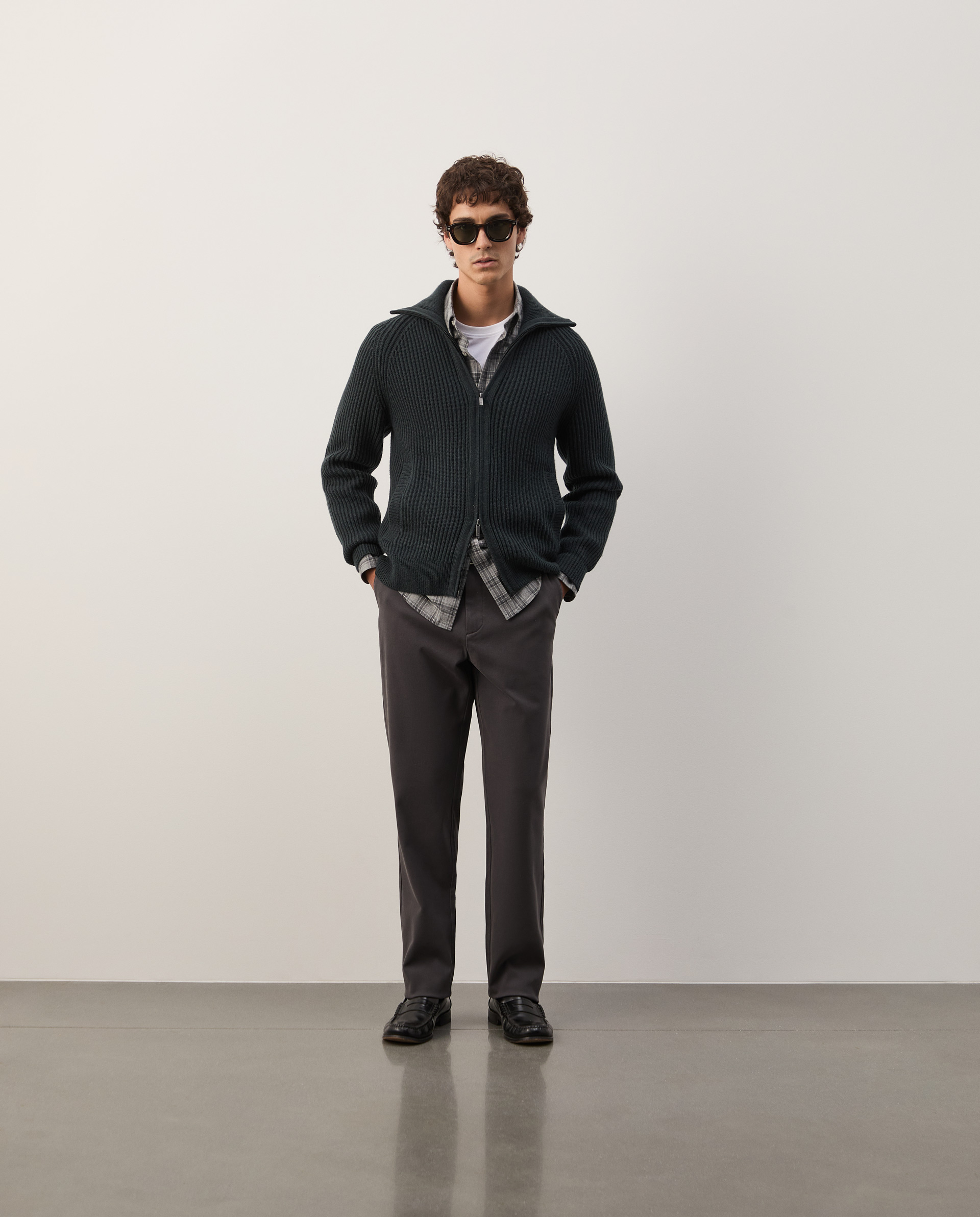 Knitted wool sweater