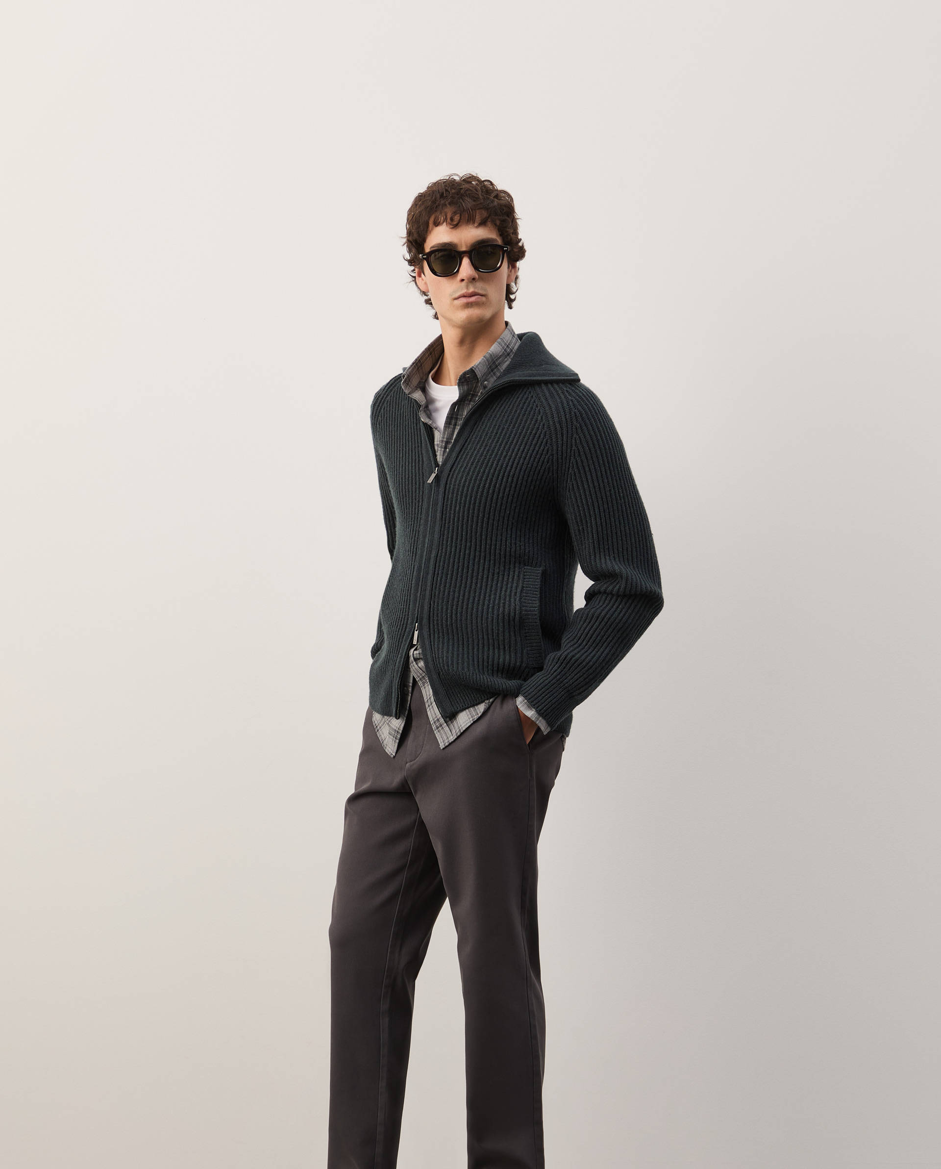 Knitted wool sweater