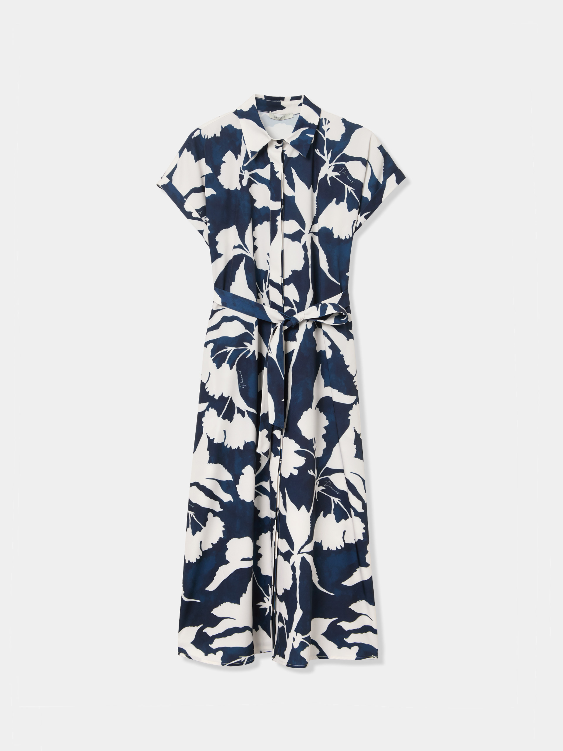 Printed midi dress