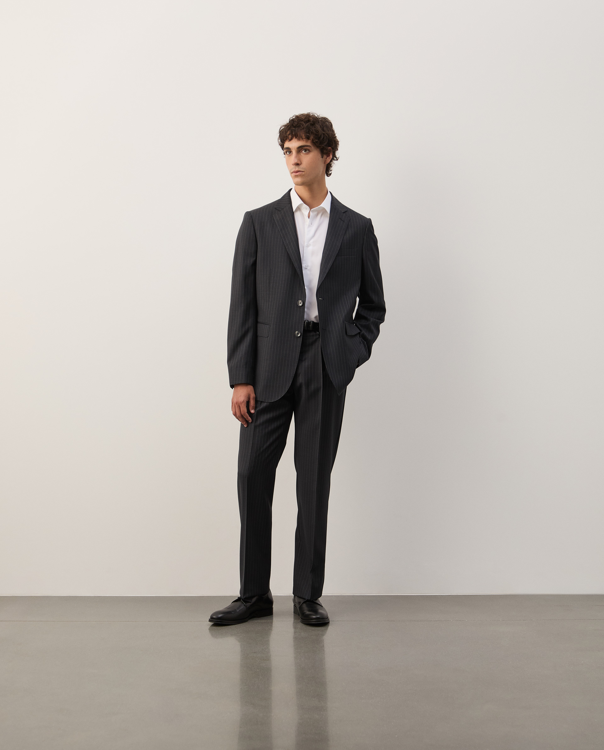 Regular fit pinstripe suit