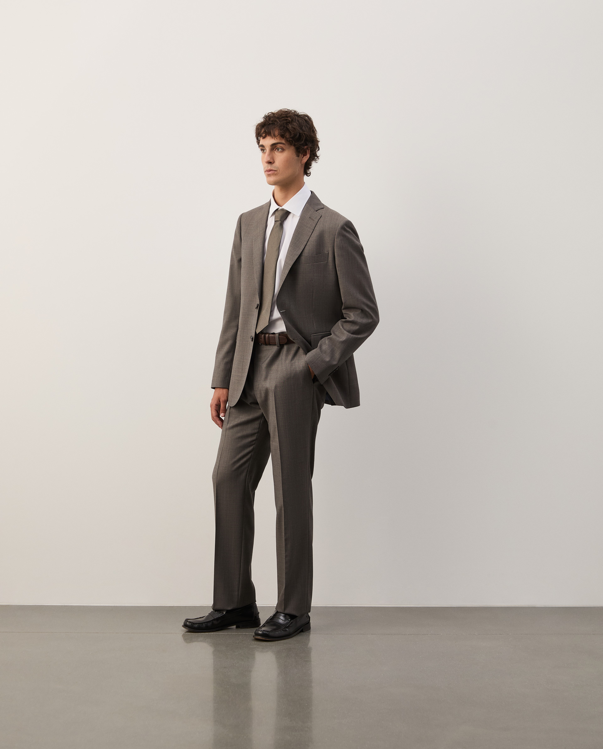 Traje clásico de corte regular