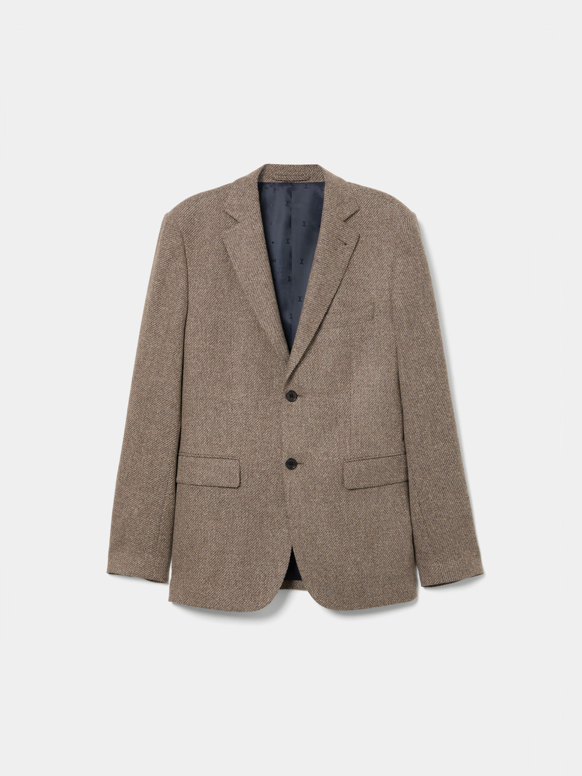 Regular fit blazer with wool lining