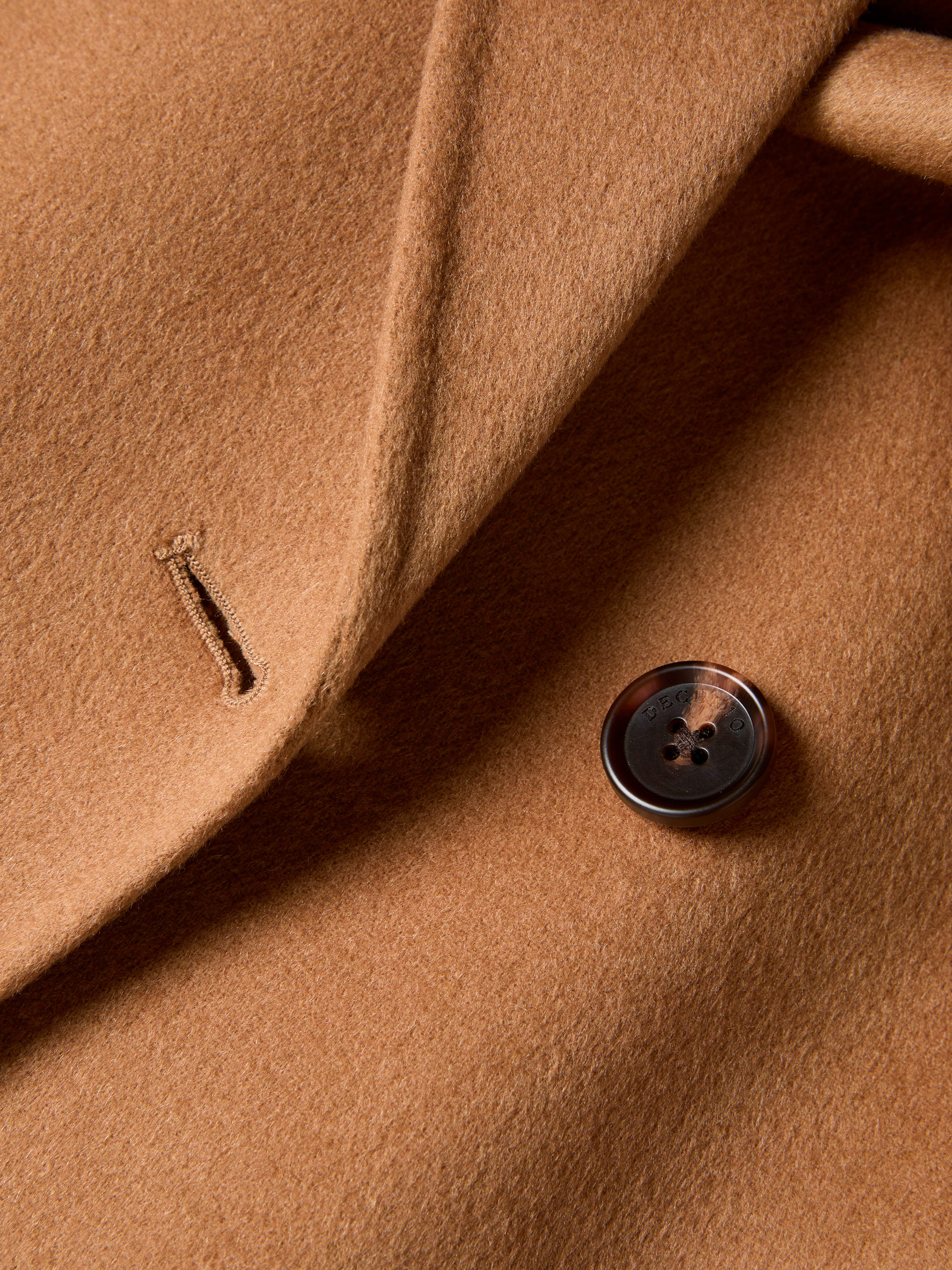 Long coat with wool