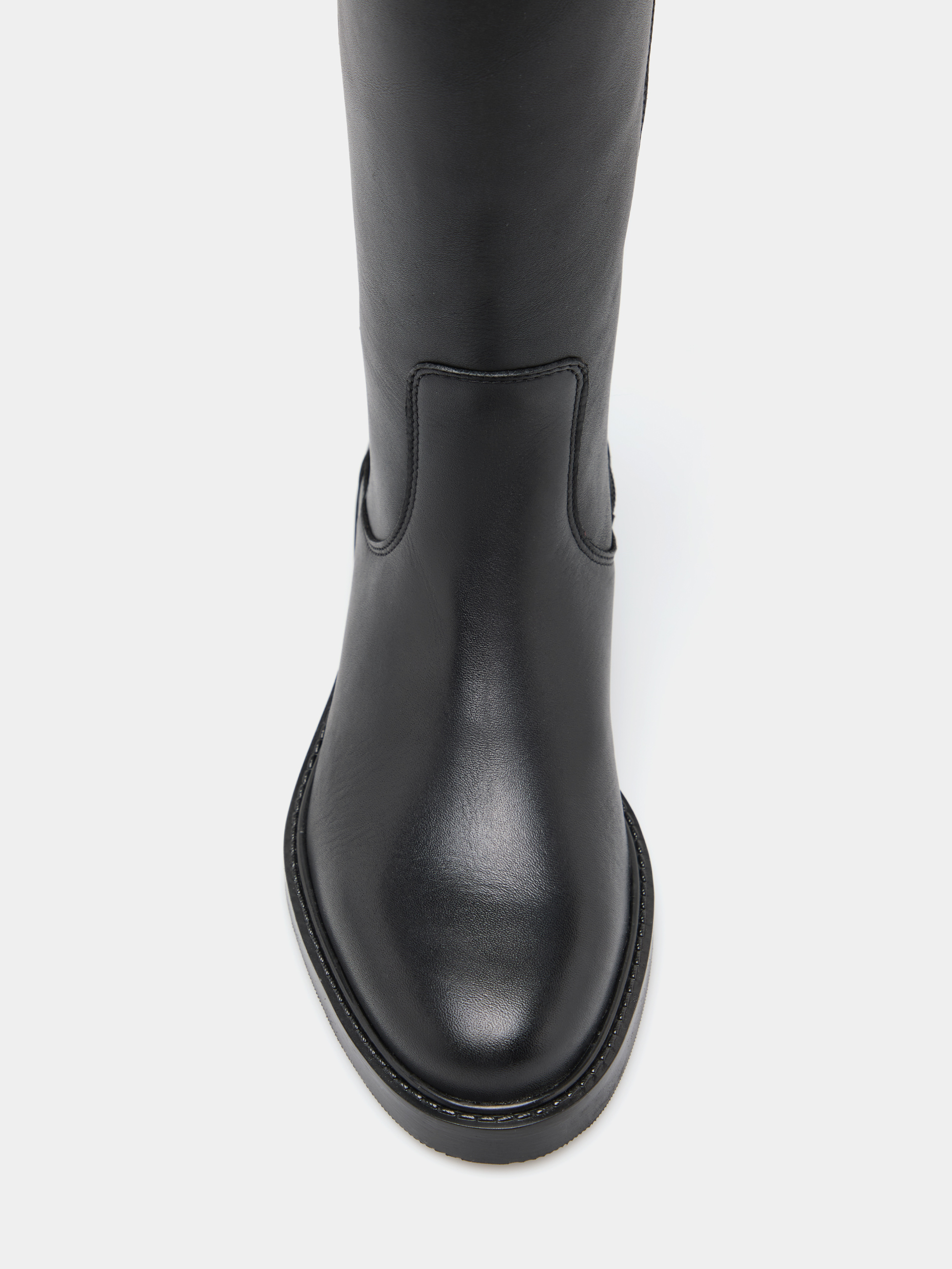 Botas de piel con hebilla