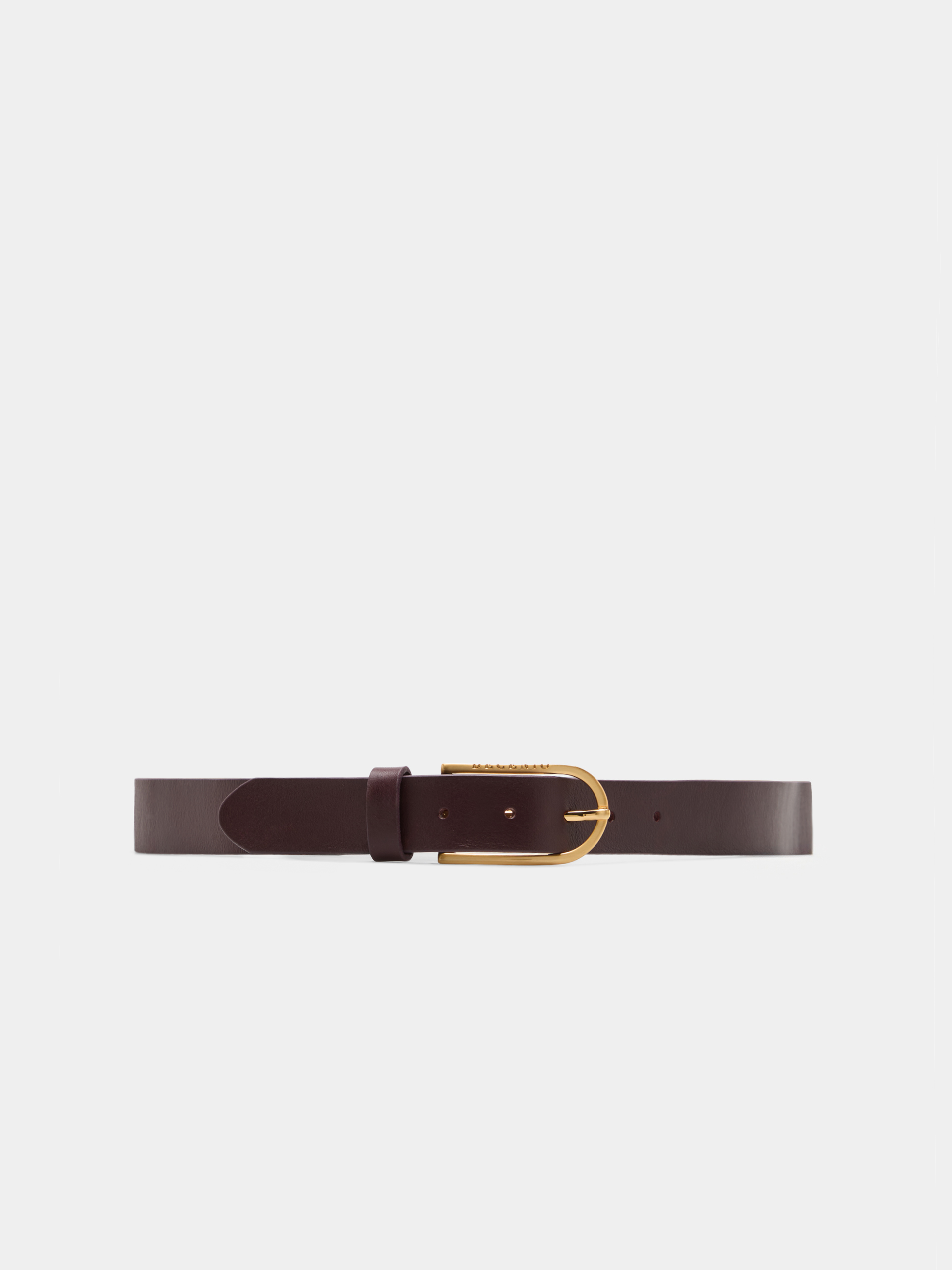 Leather belt