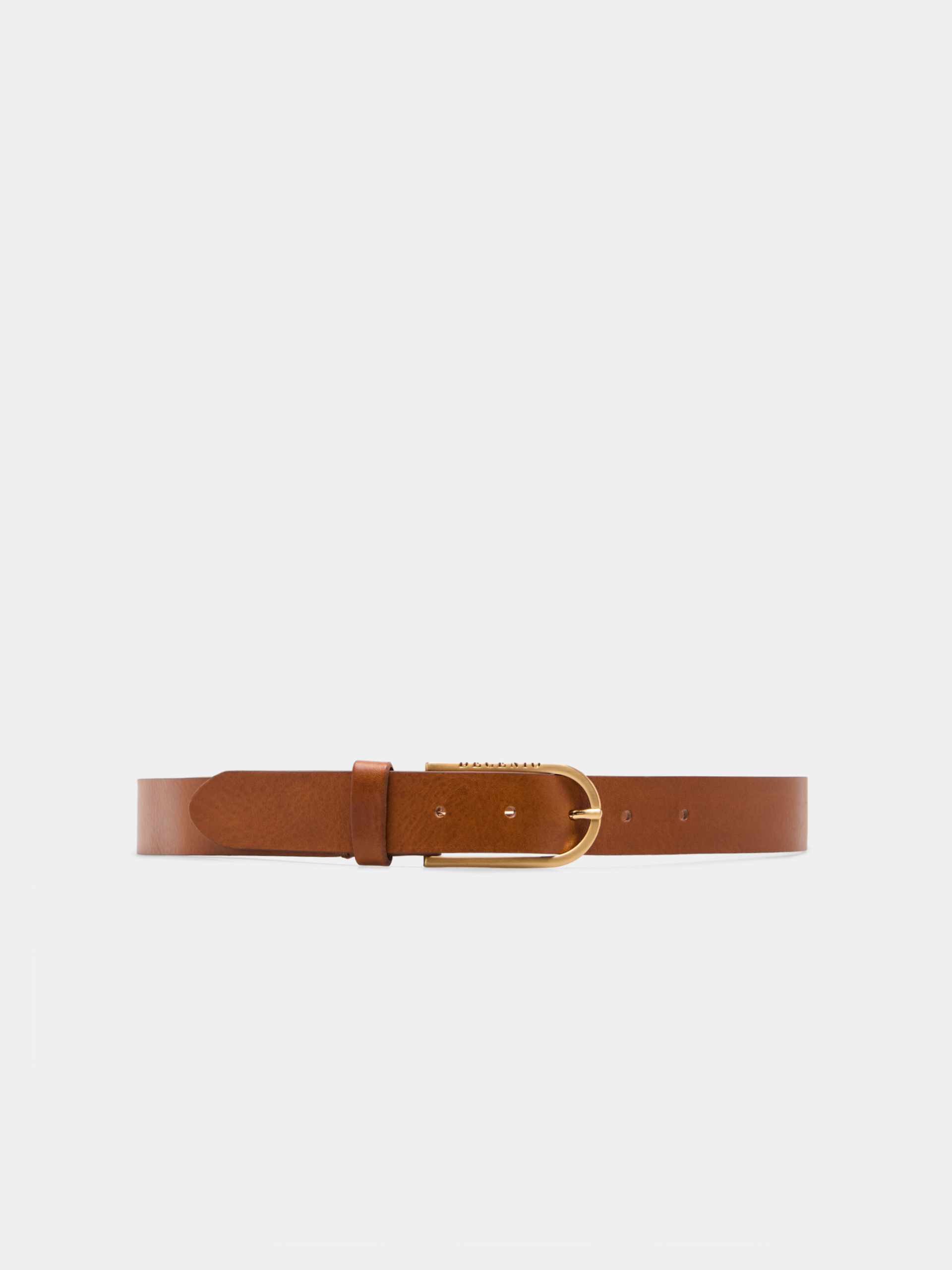 Leather belt