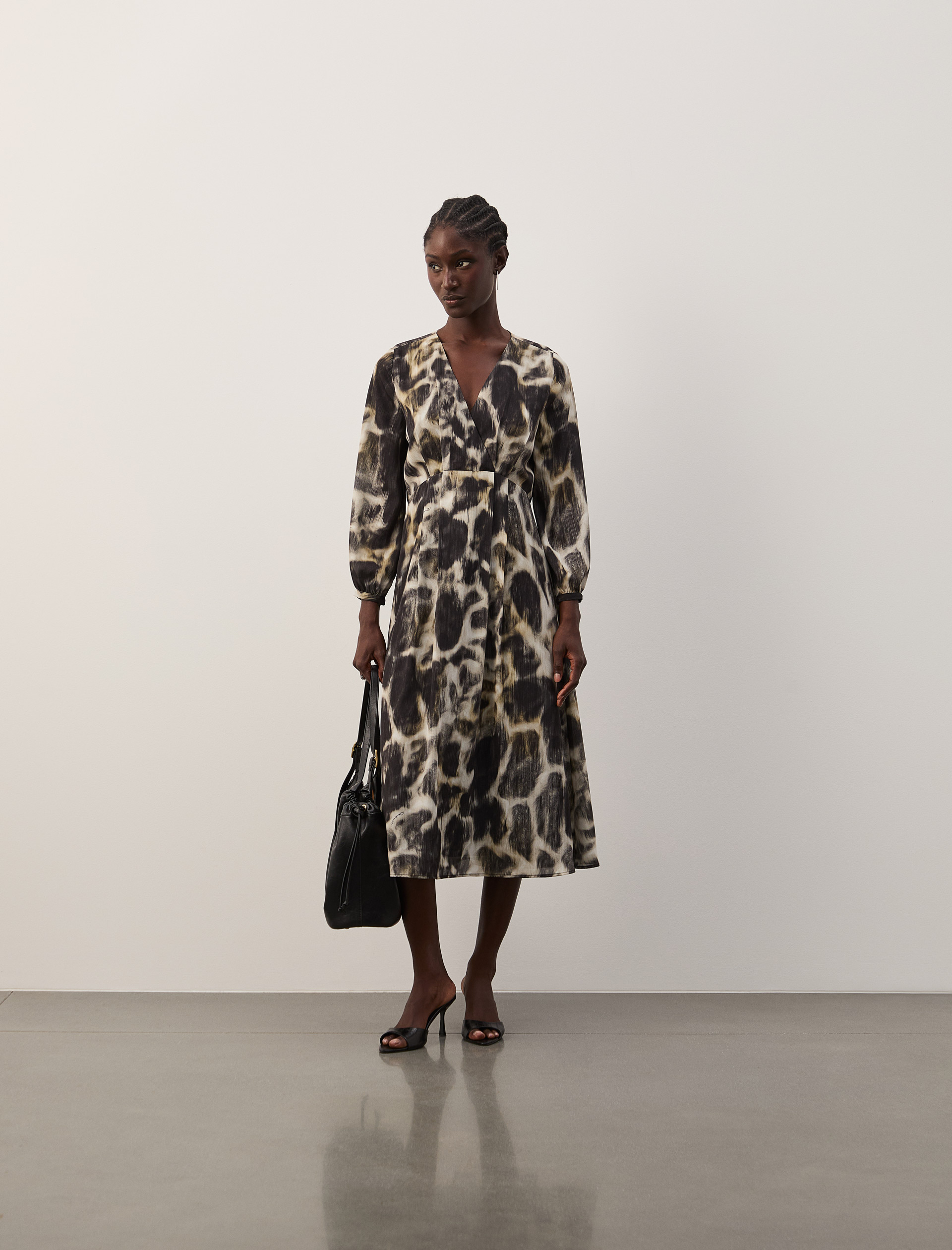 Long printed dress
