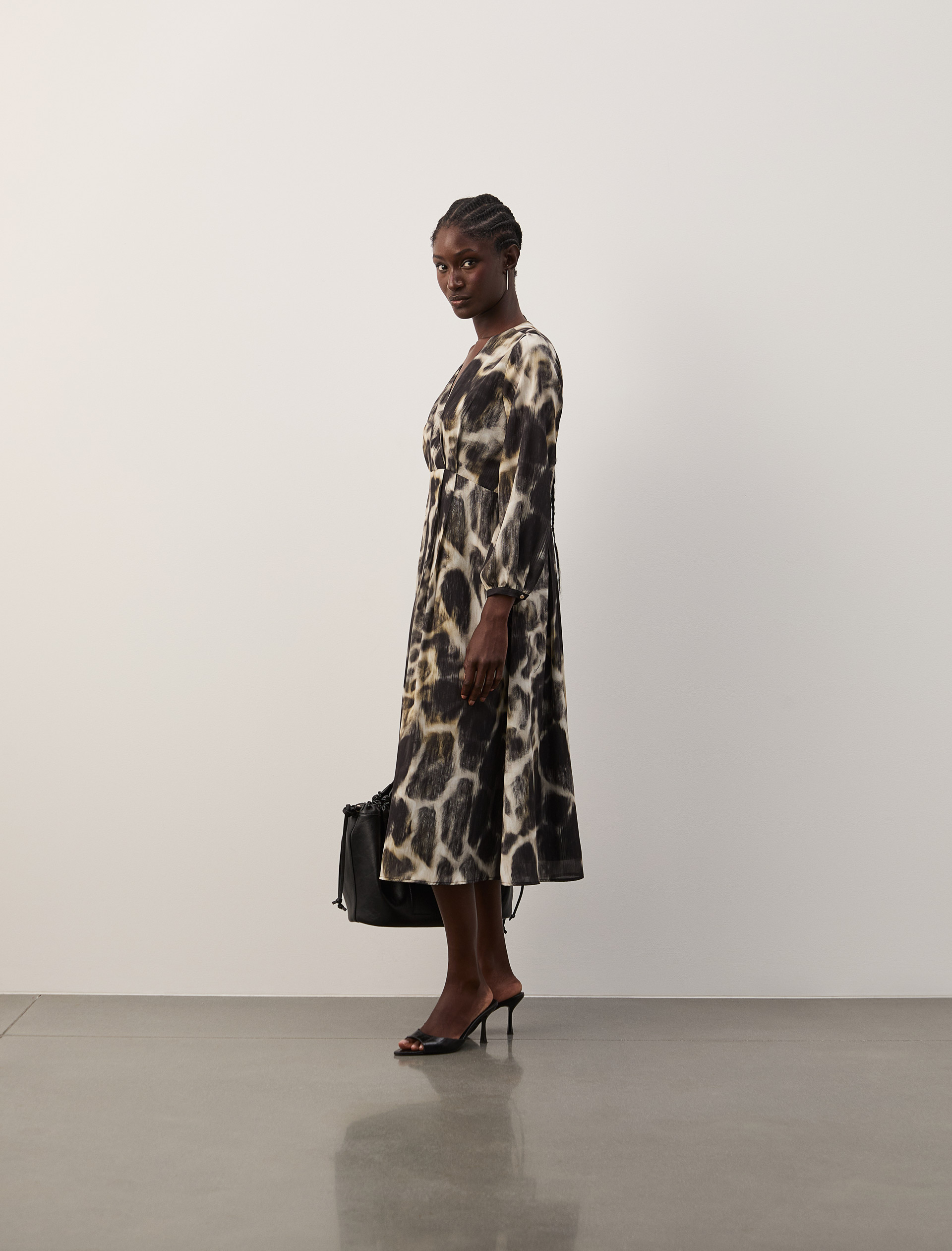Long printed dress