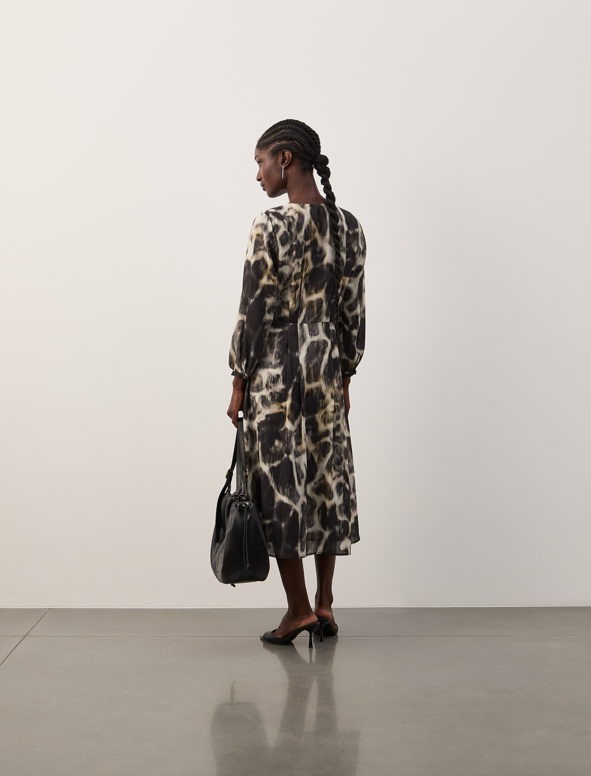 Long printed dress