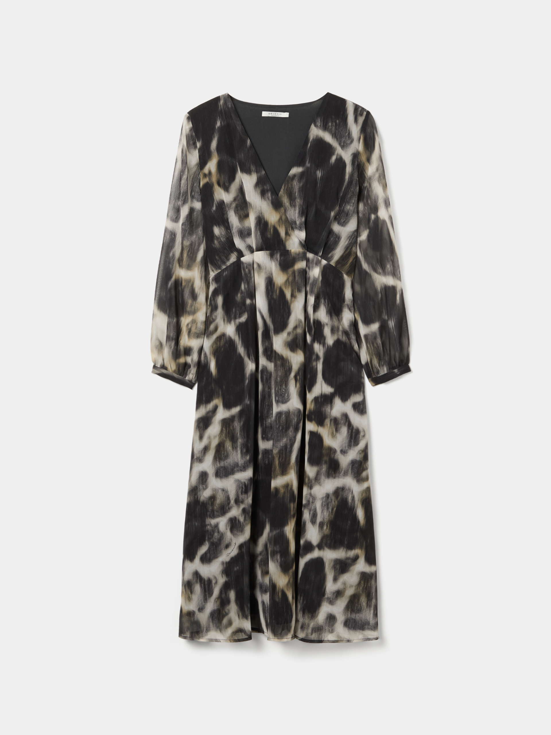 Long printed dress
