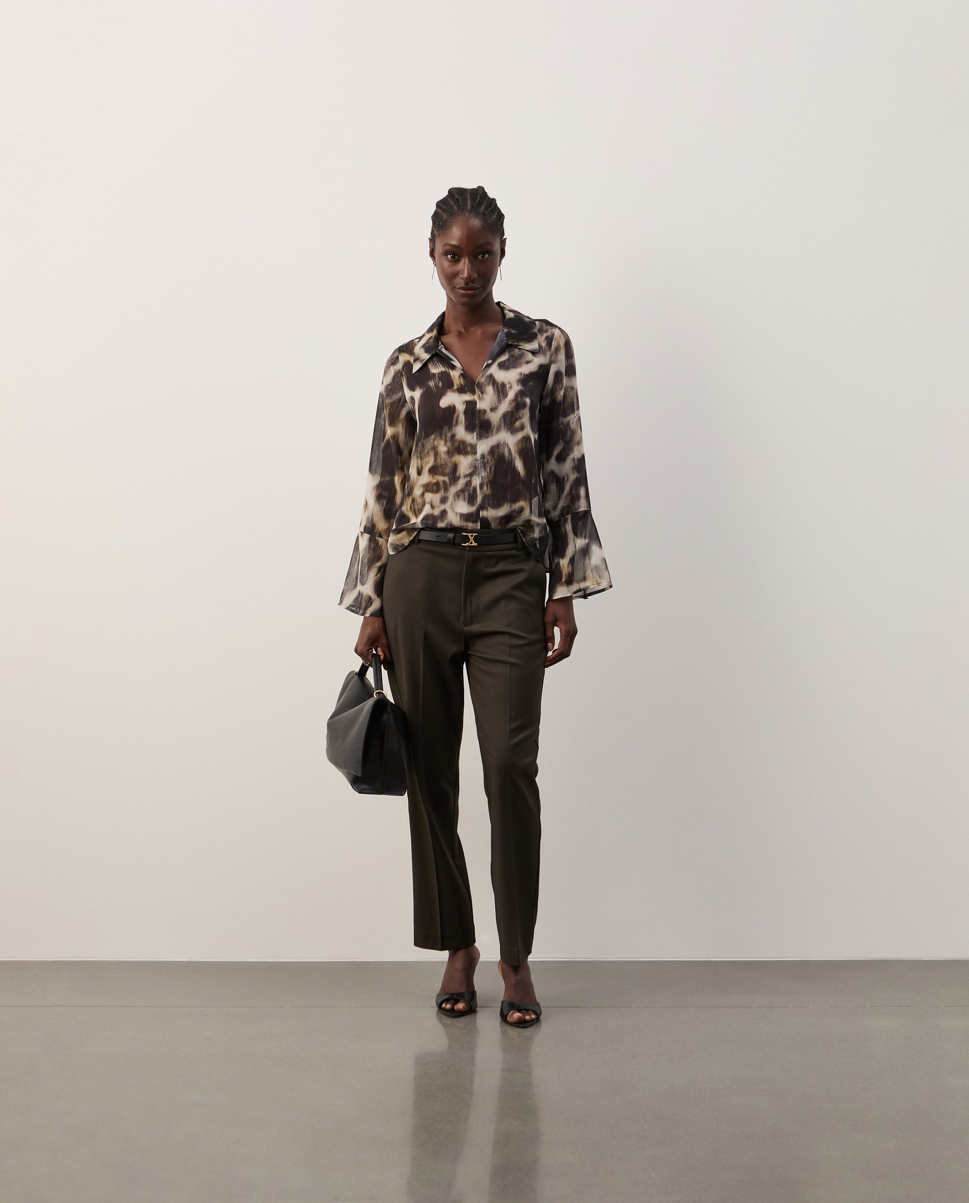 Flowy printed blouse