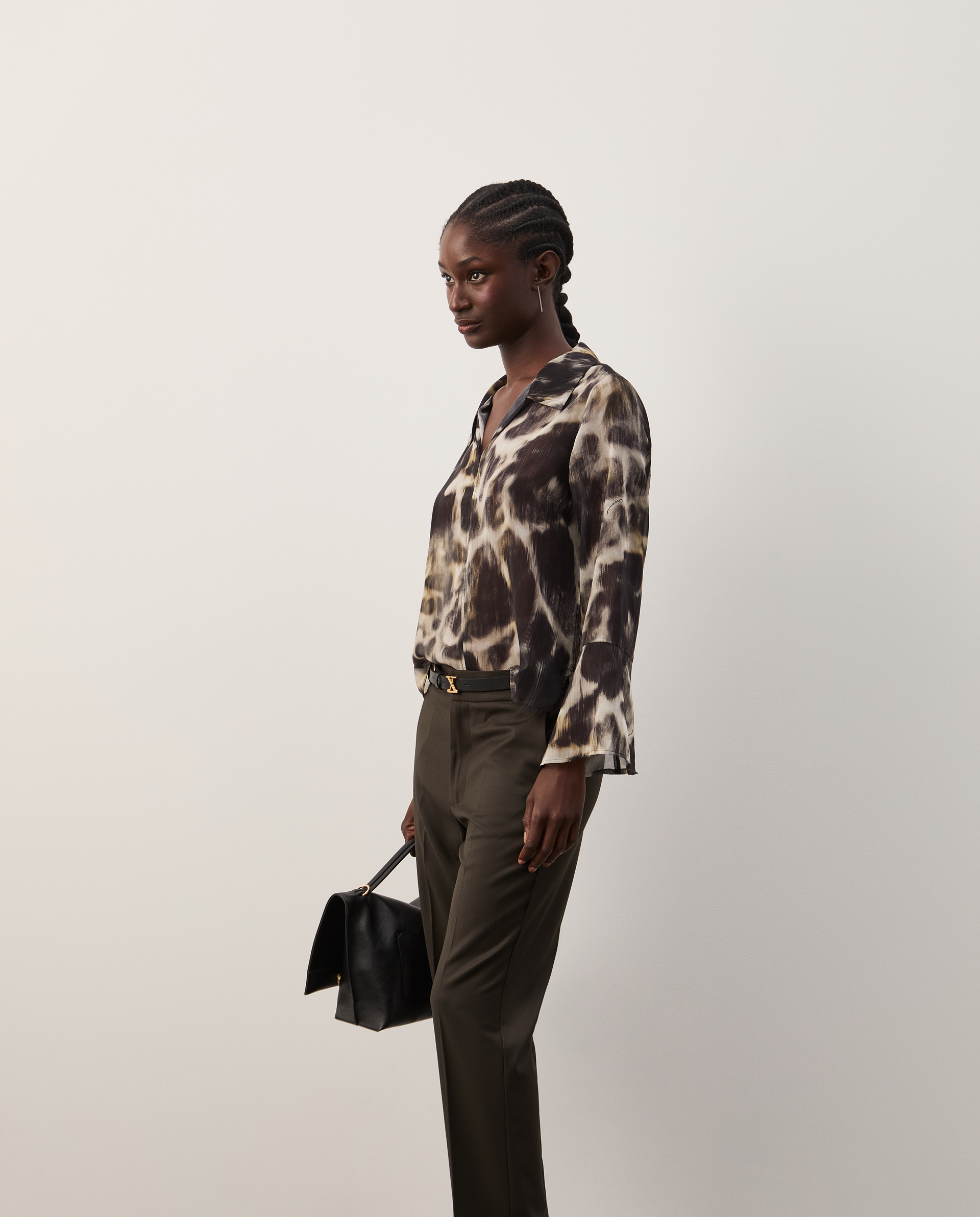 Flowy printed blouse