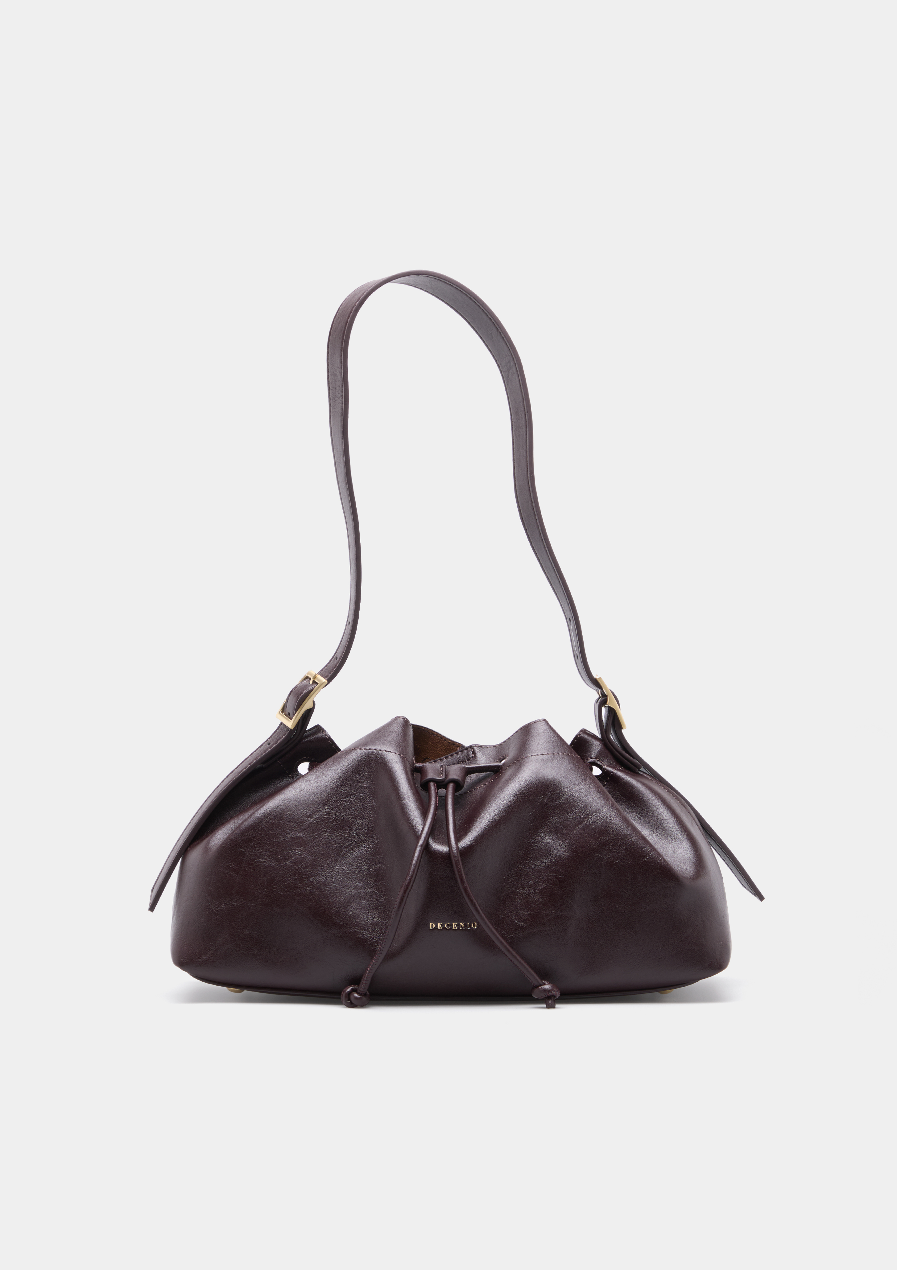 Shoulder bag with drawstring