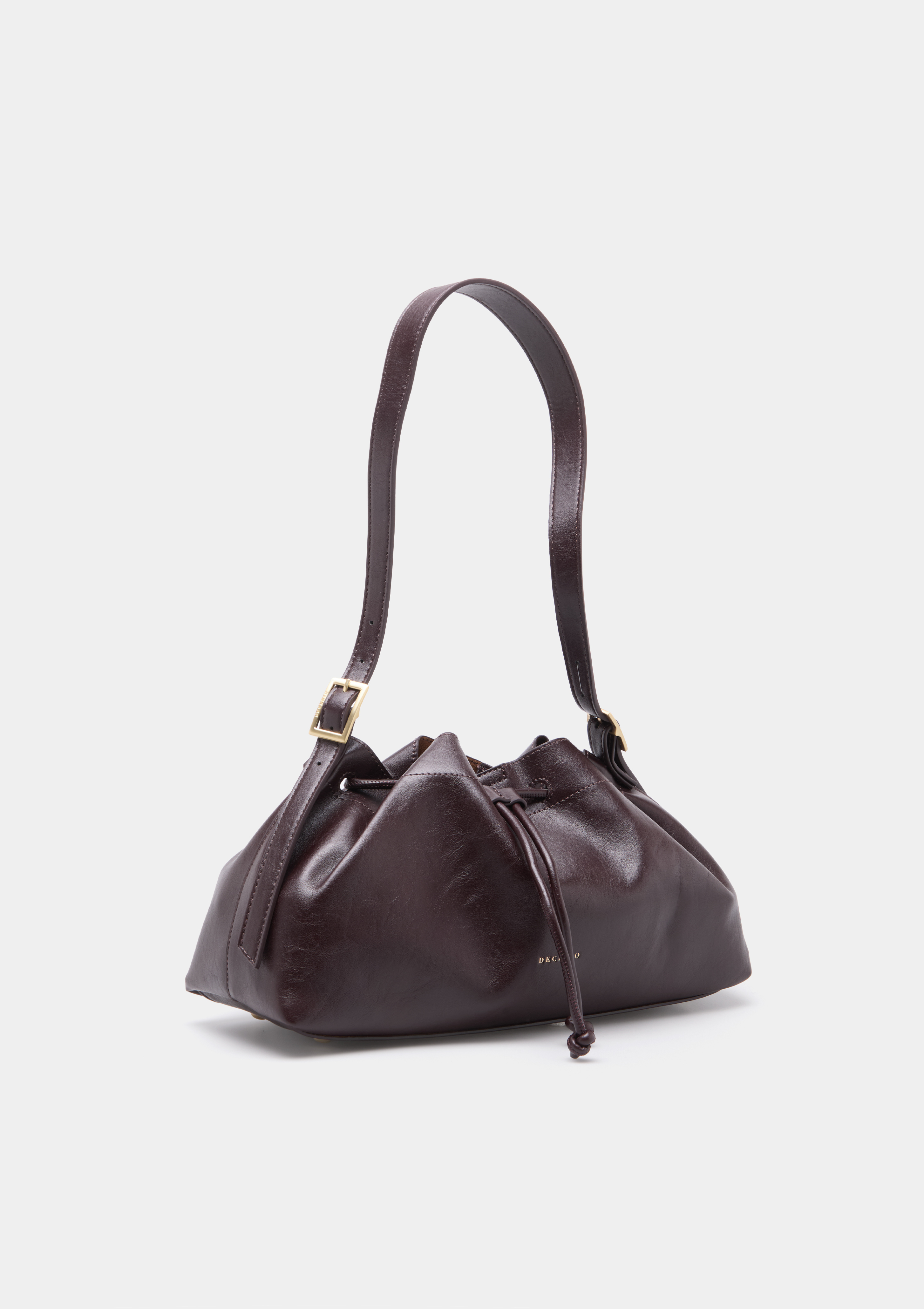Shoulder bag with drawstring