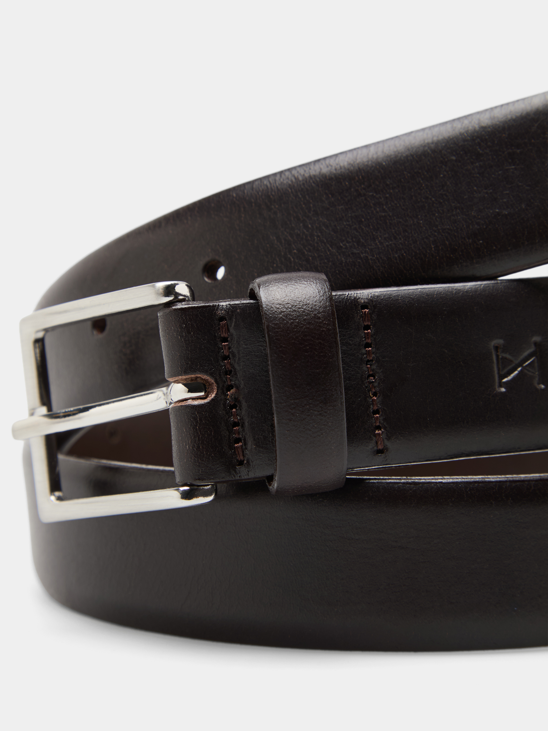 Leather belt