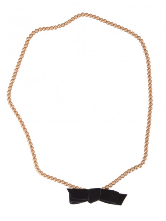 Necklace with bow detail