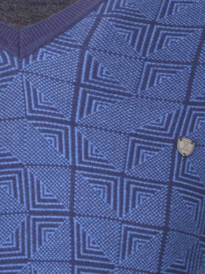 Pullover manga comprida com padrão
