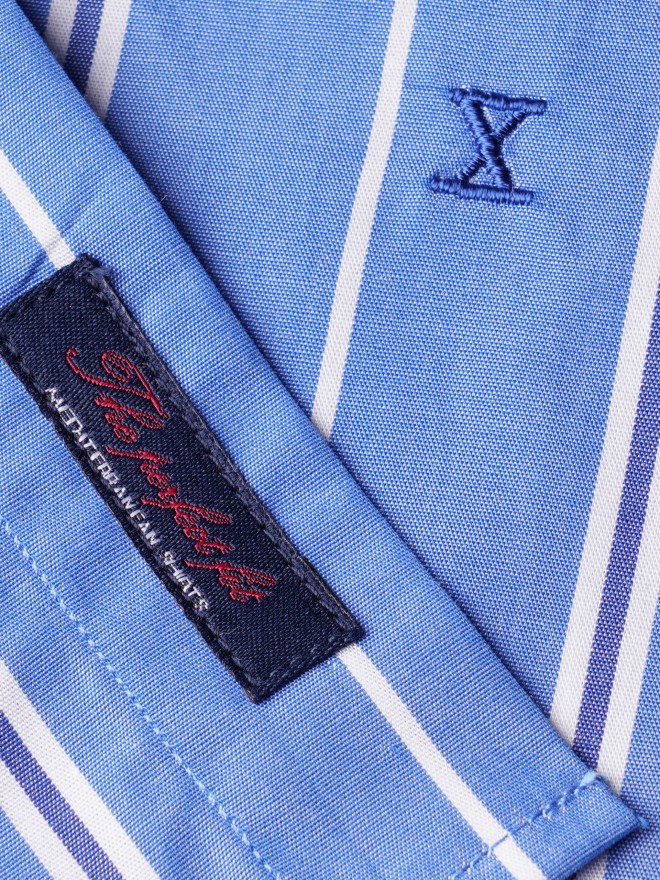 Striped slim fit shirt
