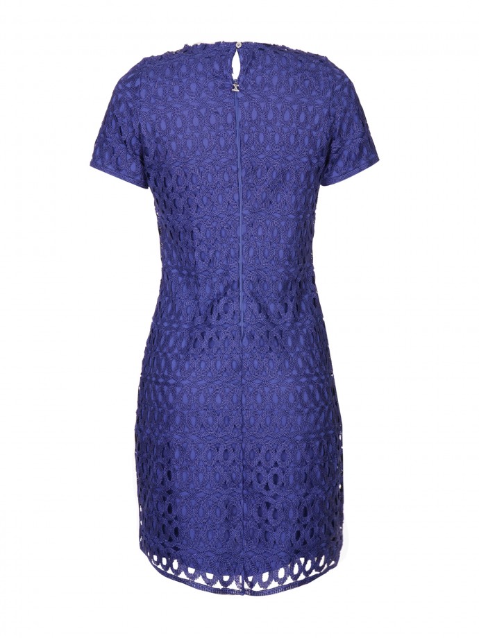 Laced short sleeve dress