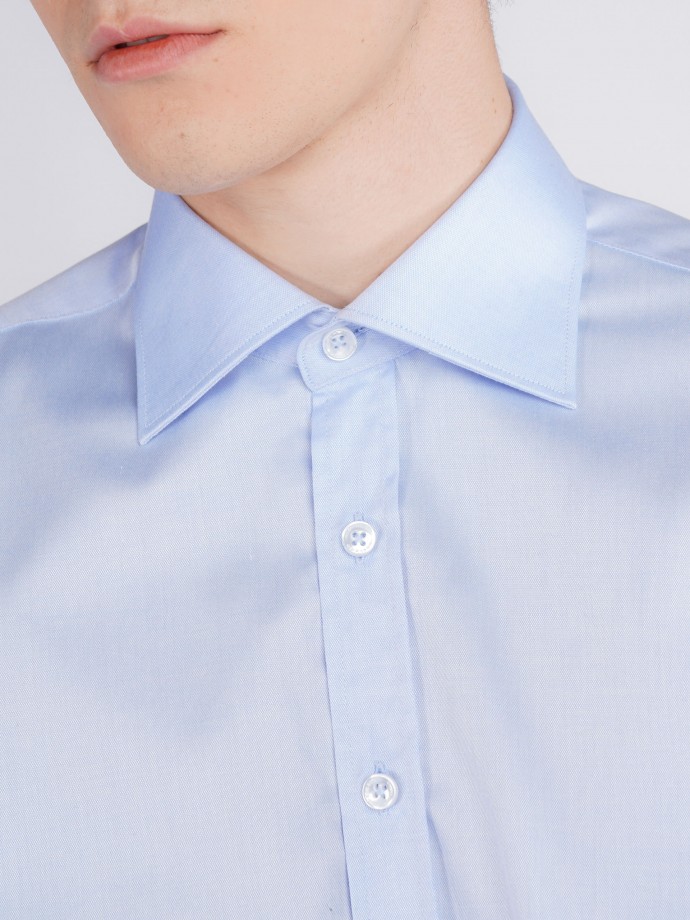 Camisa clássica pin point regular fit