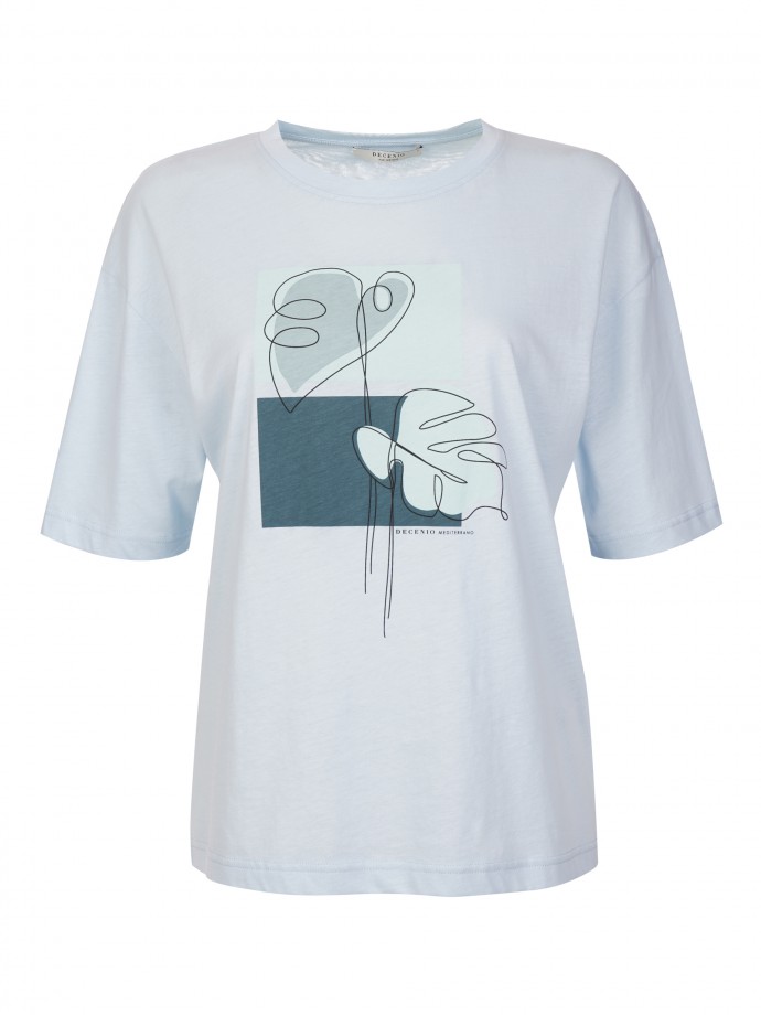 T-shirt in 100% cotton with graphic print