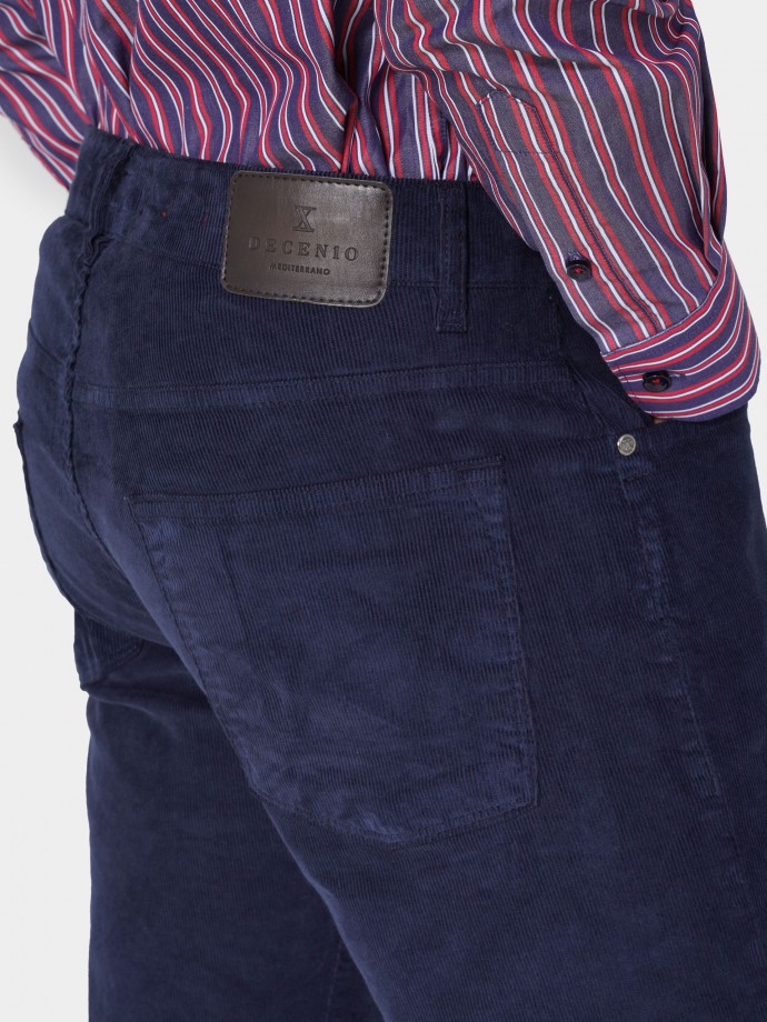 Corduroy 5 pocket trousers