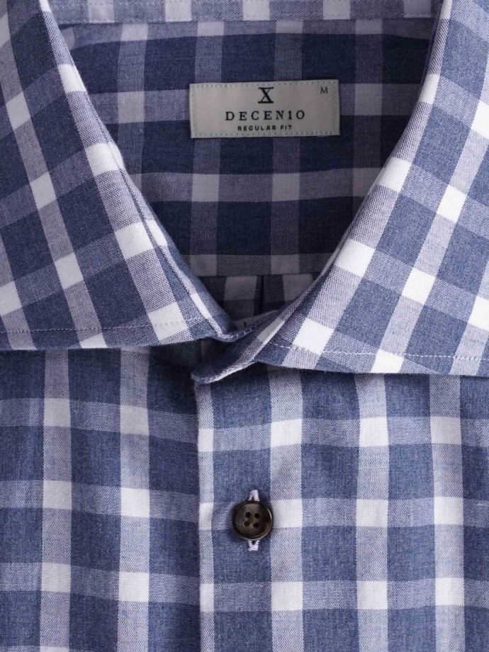 Regular fit plaid shirt