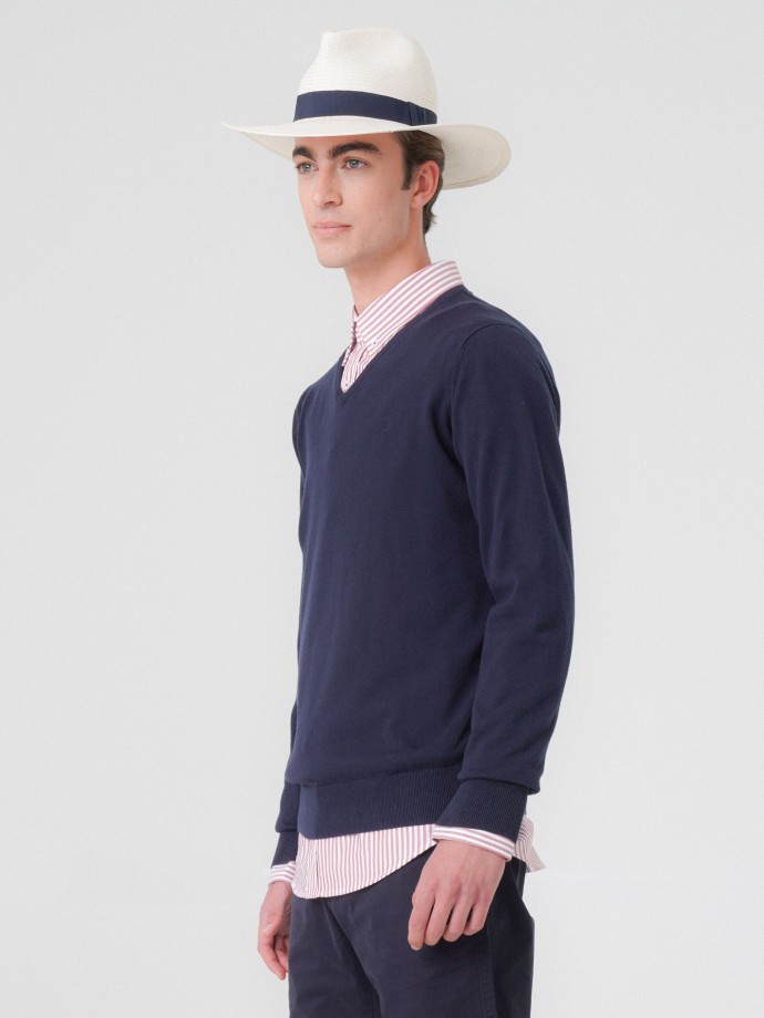 V-neck sweater
