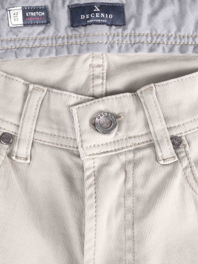 Regular fit 5 pocket pants