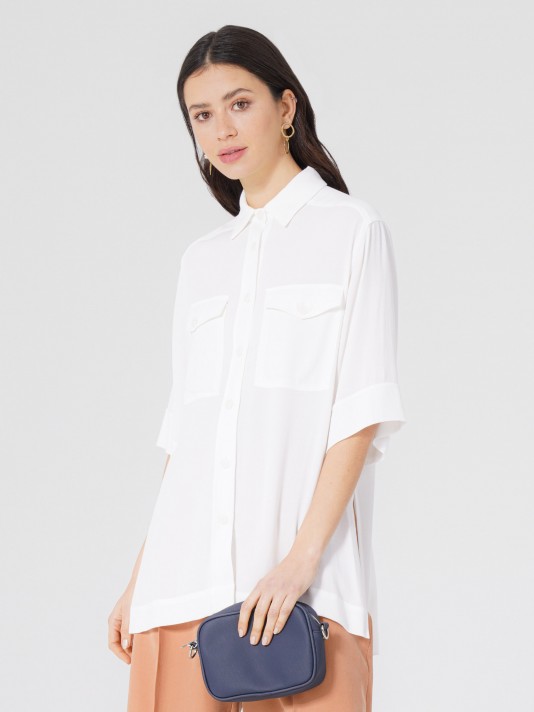 Long blouse with 3/4sleeve