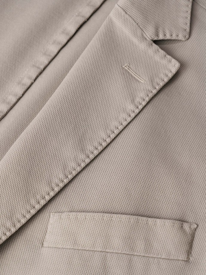 Americana slim fit de algodn elstico
