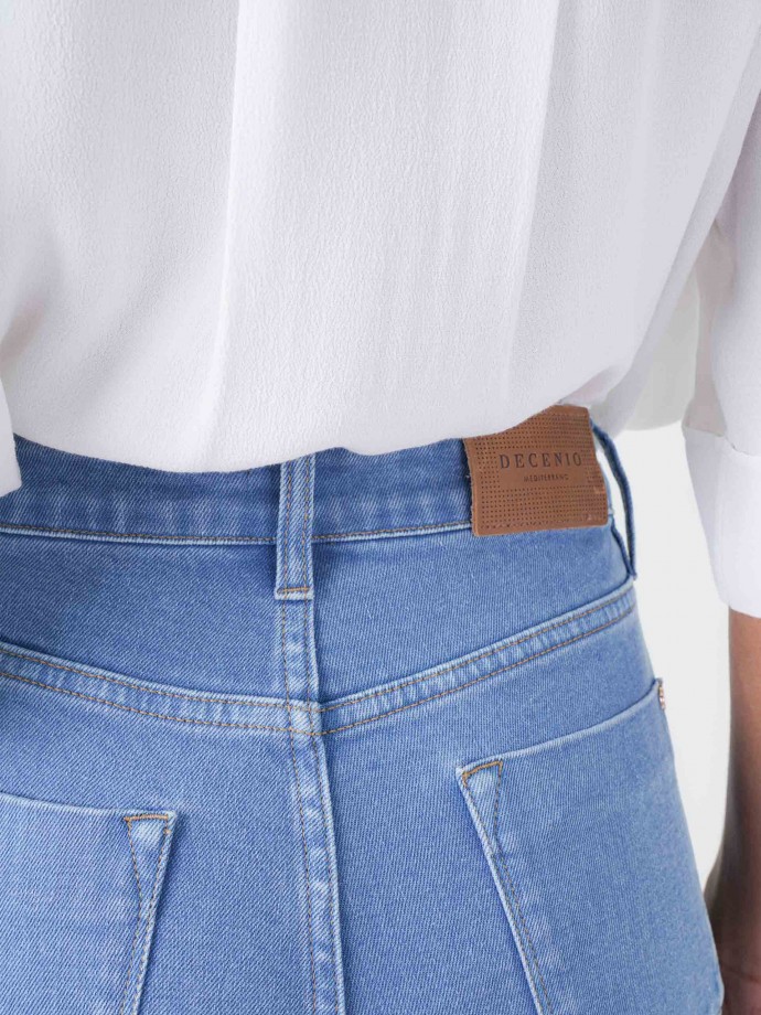 5 pocket skinny denim trousers