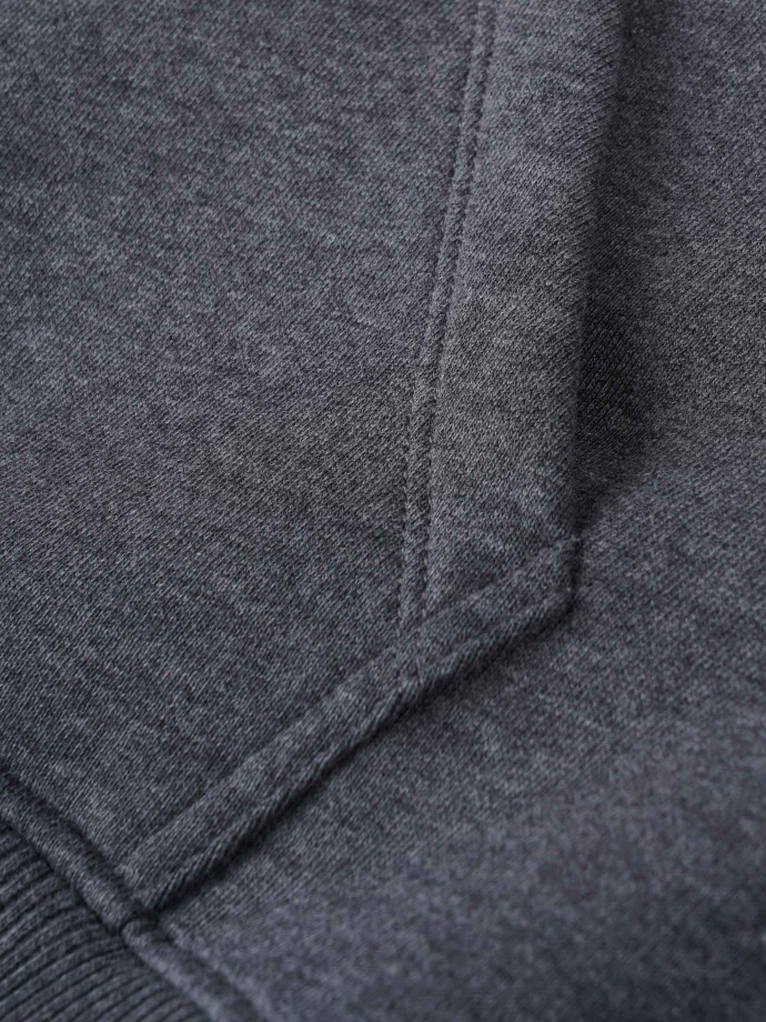 Tricolor sweatshirt with hood
