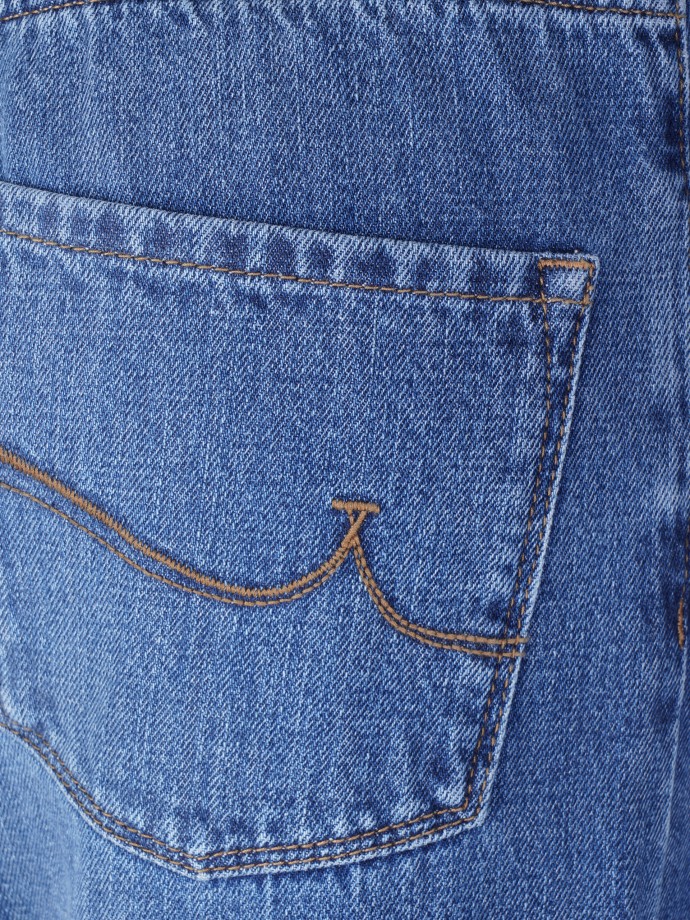 Straight fit denim jeans