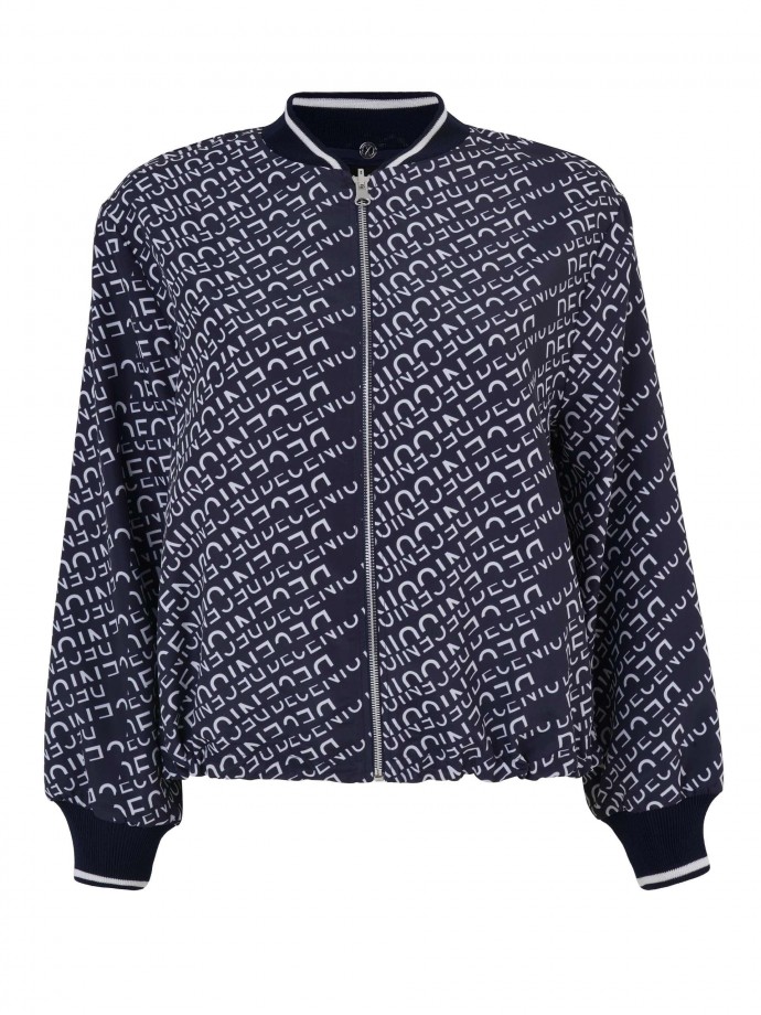 Reversible bomber with all over print