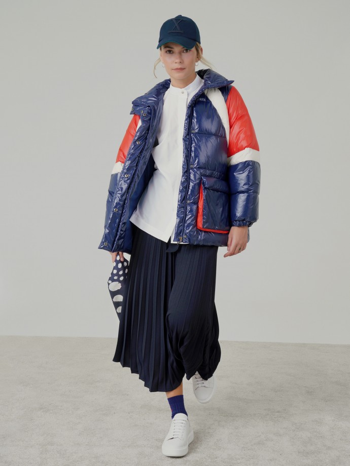 Padded tricolor jacket