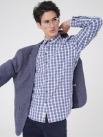 Regular fit plaid shirt