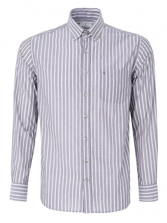Regular Fit shirt with stripes