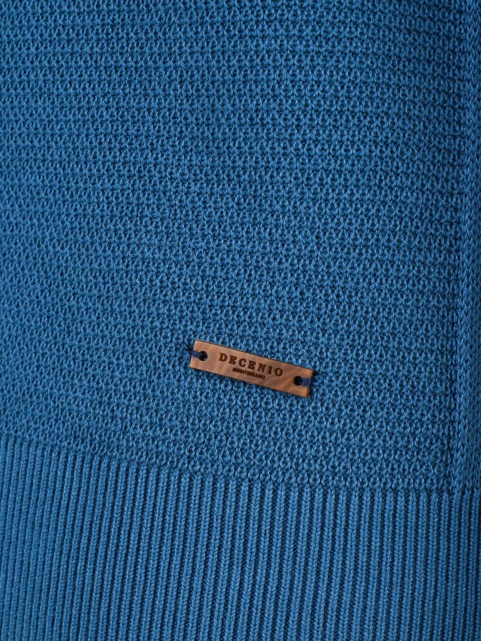 Blue 100% cotton sweater