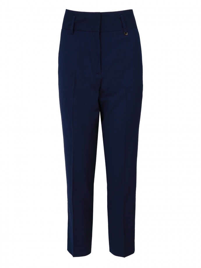 Navy blue chino trousers