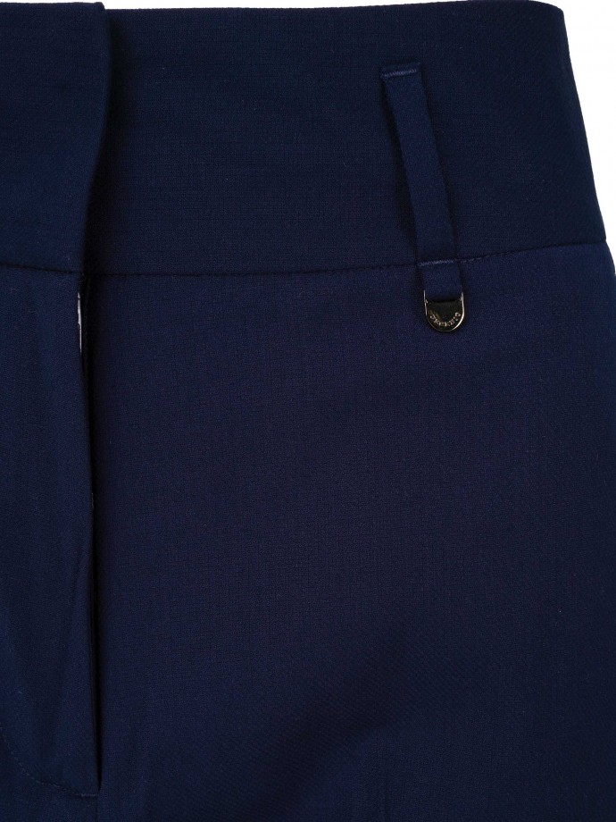 Navy blue chino trousers